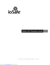 ioSafe x513 Hardware Manual