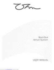 OHM BootiQue Active System User Manual