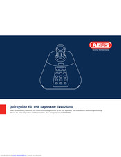 Abus TVAC26010 Quick Manual