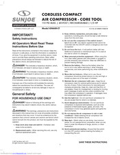 sunjoe iONAIR-CT Operator's Manual