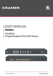 Kramer VS-8FDxl User Manual