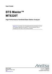 Anritsu BTS Master MT8220T User Manual
