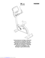 BH FITNESS H800BM Instructions For Assembly And Use