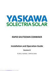 Solectria Solar Rapid Shutdown Installation And Operation Manual