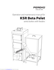 Pereko KSR Beta Pelet 20 Operation And Maintenance Manual