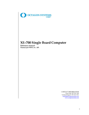 Octagon Systems XE-700 Reference Manual