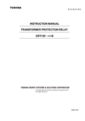 Toshiba GRT100 Series Instruction Manual