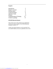 Bluebird BTH-850 User Manual