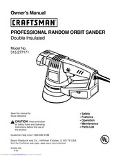 Craftsman 315.277171 Owner's Manual