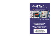 PeakTech 1655 Operation Motion