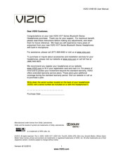 Vizio VHB100 User Manual