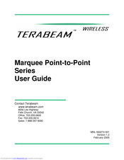 TERABEAM Marquee FP User Manual