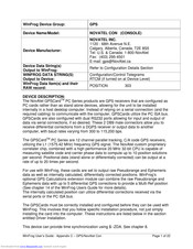 Novatel GPSCard PC Series Configuration Instructions