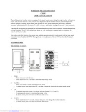 Chung's Electronic C-8105 User Instructions