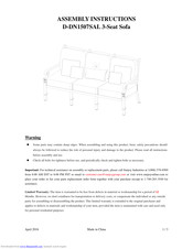 Sunjoy D-DN1507SAL Assembly Instructions Manual