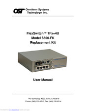 Omnitron Systems Technology 6550-3-FK User Manual