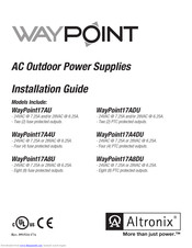 Altronix WayPoint17A4U Installation Manual