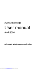 Advanced Wireless Communications AWR-8000 User Manual