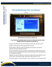 Bimmer Retrofit GAT Handheld Coder Pro+ User Manual