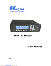 Niagara MINI 150 User Manual