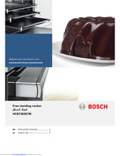 Bosch HCB738357M Instruction Manual
