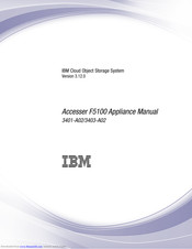 IBM Accesser F5100 3401-A02 User Manual