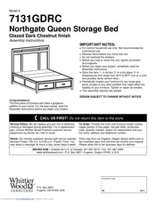 Whittier Wood 7131GDRC Assembly Instructions Manual