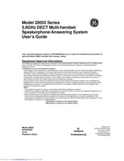 GE 28052EE3-A User Manual