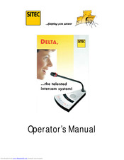 Sitec Delta Operator's Manual