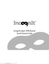 Incognit Incognit.Open Quick Setup Manual