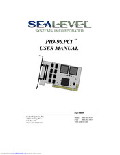 SeaLevel PIO-96.PCI User Manual