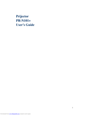 Prijector PR-N101+ User Manual