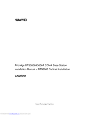 Huawei Airbridge BTS3606A Installation Manual