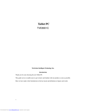 TechVision TVE8901C Instruction Manual