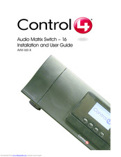 Control 4 AVM-16S1-B Installation And Use Manual