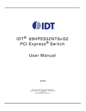 IDT 89HPES32NT8xG2 User Manual