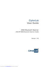 CipherLab 2560 Series User Manual