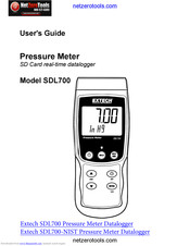 Extech Instruments SDL700 User Manual