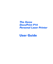 Xerox DocuPrint P14 User Manual