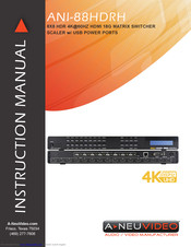 A-Neuvideo ANI-88HDRH Instruction Manual