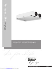 Brink Renovent Sky 200 Installation Instructions Manual