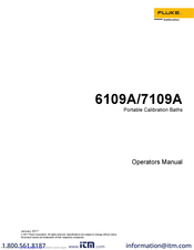 Fluke 6109A Operator's Manual