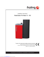 Froling P4 Pellet 20 Installation Instructions Manual