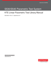 Keithley S530 Manual