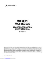 Motorola MC68020 User Manual