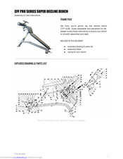 CFF FIT 8188 CFF-ADB Assembly & Care Instructions