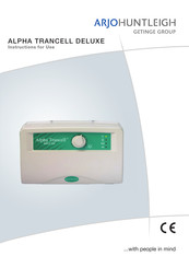 Arjohuntleigh alpha trancell deluxe Instructions For Use Manual