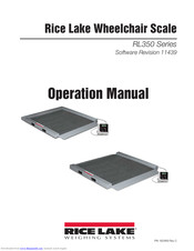 Rice Lake RL350 Series Operation Manual