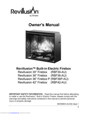 Dimplex RBF42-AU Owner's Manual
