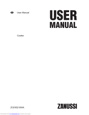 Zanussi ZCE65210WA User Manual